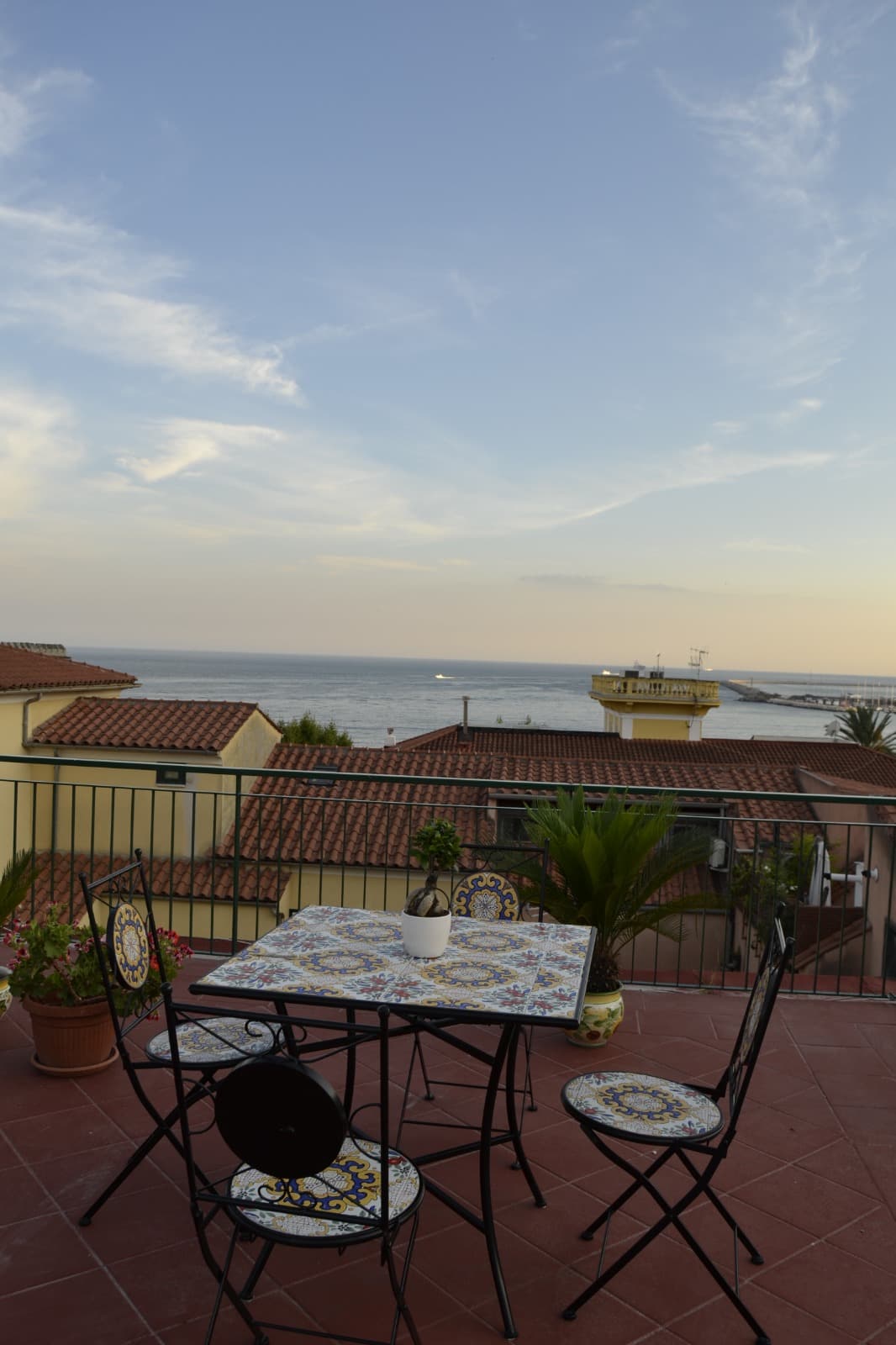 Vista dal tetto sul centro storico di Salerno